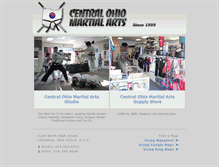 Tablet Screenshot of centralohiomartialarts.com